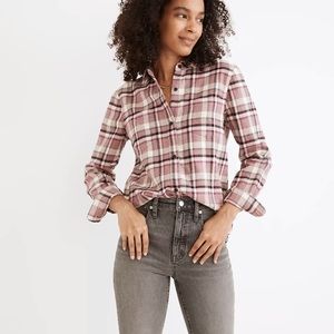 Madewell Classic Ex-Boyfriend Shirt in Cornado Plaid